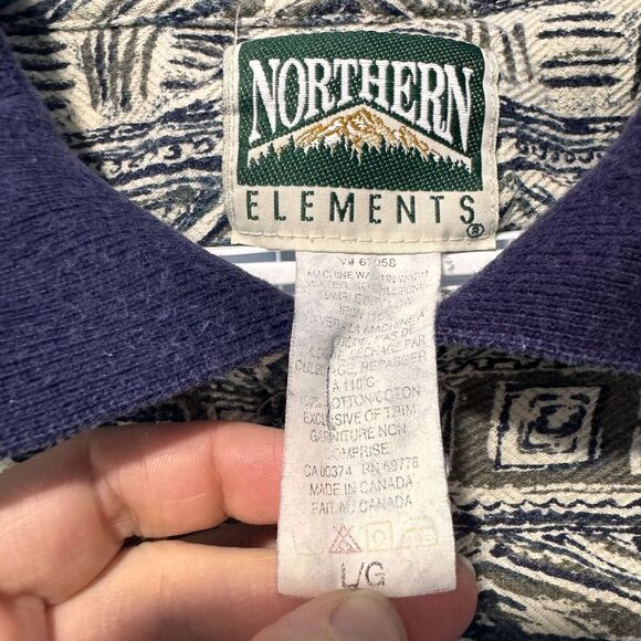 Vintage Northern Elements mens size large polo - Picture 3 of 5